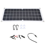 10W Photovoltaic Solar Panel Charging Board with Dual USB Ports for RVs Boat Planes Satellites Spaceport