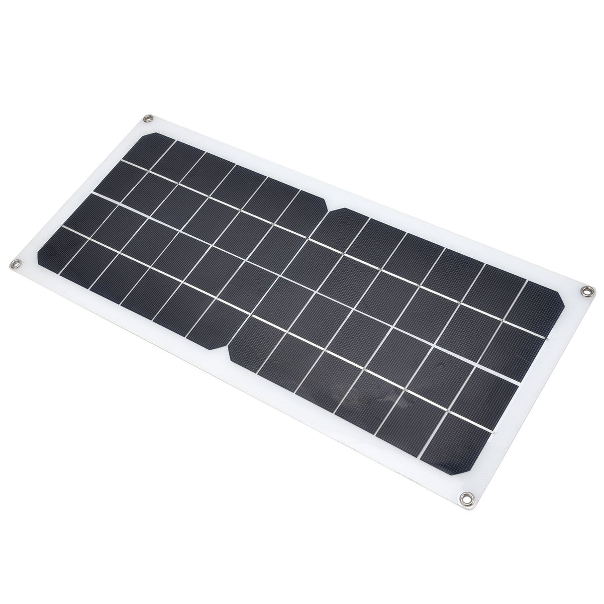 10W Photovoltaic Solar Panel Charging Board with Dual USB Ports for RVs Boat Planes Satellites Spaceport