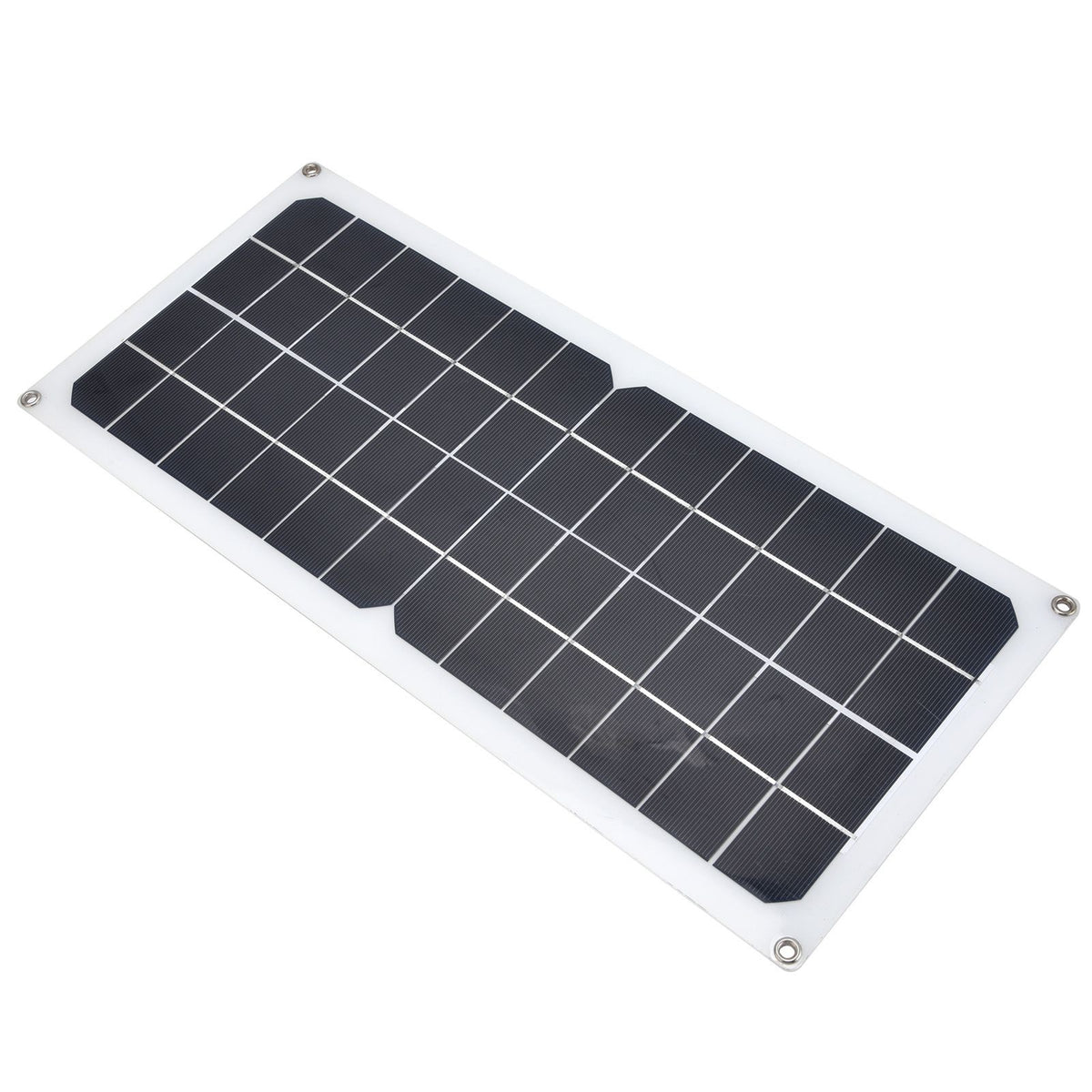 10W Photovoltaic Solar Panel Charging Board with Dual USB Ports for RVs Boat Planes Satellites Spaceport