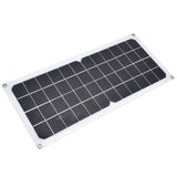 10W Photovoltaic Solar Panel Charging Board with Dual USB Ports for RVs Boat Planes Satellites Spaceport - Low Angle