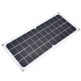 10W Photovoltaic Solar Panel Charging Board with Dual USB Ports for RVs Boat Planes Satellites Spaceport