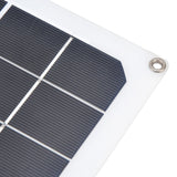 10W Photovoltaic Solar Panel Charging Board with Dual USB Ports for RVs Boat Planes Satellites Spaceport