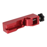 Aluminum Alloy Universal Spark Plug Gap Tool Anodizing for 0.394in 0.472in 0.551in 0.630in Spark Plugs Red - Top-Down View