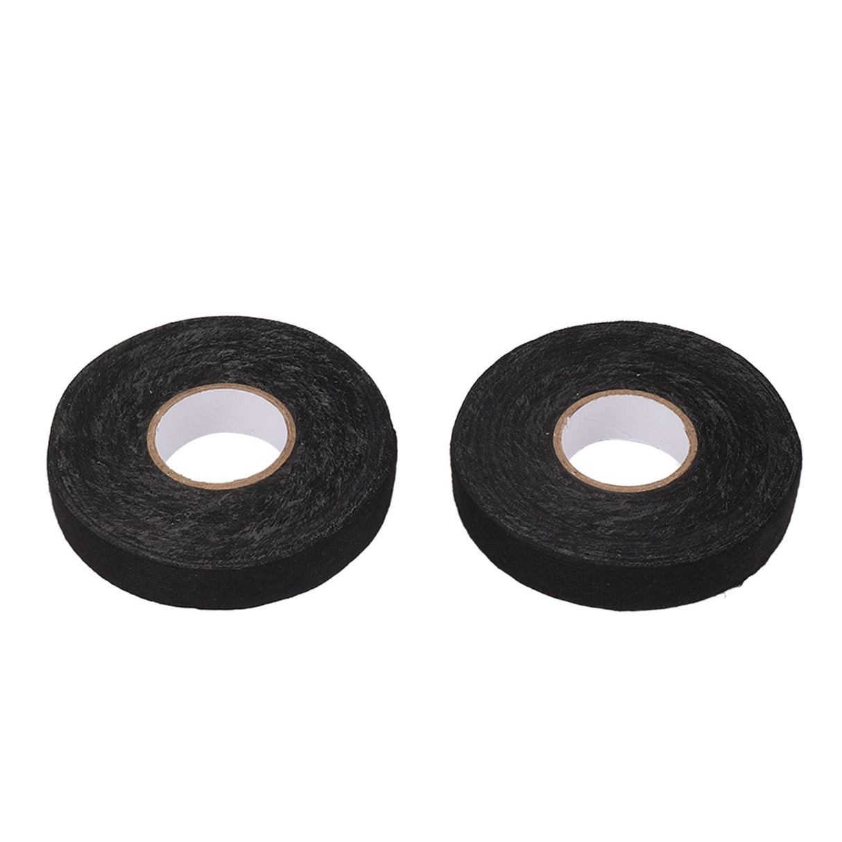 6pcs Cloth Tape Black Noise Damping Heat Proof Shock Absorbing Wear Proof Flame Retardant 19mmx25m Wire Harness Wrapping Tape for Car Engine