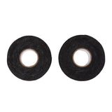 6pcs Cloth Tape Black Noise Damping Heat Proof Shock Absorbing Wear Proof Flame Retardant 19mmx25m Wire Harness Wrapping Tape for Car Engine