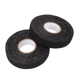 6pcs Cloth Tape Black Noise Damping Heat Proof Shock Absorbing Wear Proof Flame Retardant 19mmx25m Wire Harness Wrapping Tape for Car Engine