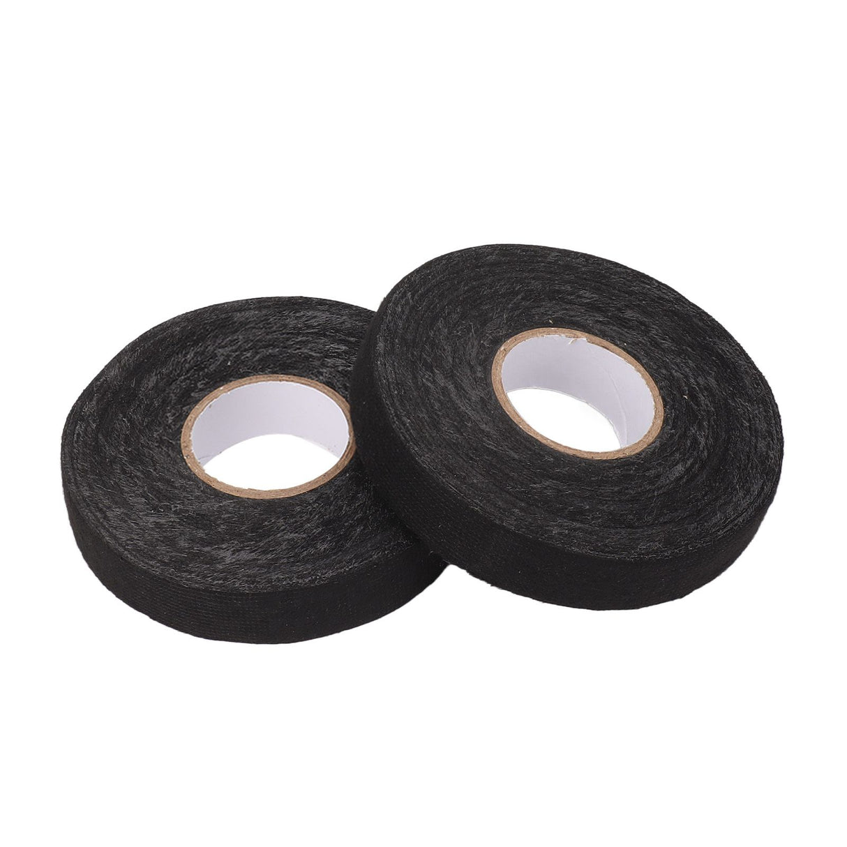 6pcs Cloth Tape Black Noise Damping Heat Proof Shock Absorbing Wear Proof Flame Retardant 19mmx25m Wire Harness Wrapping Tape for Car Engine