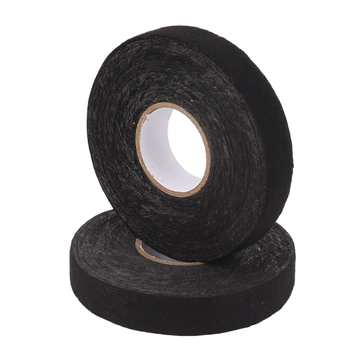 6pcs Cloth Tape Black Noise Damping Heat Proof Shock Absorbing Wear Proof Flame Retardant 19mmx25m Wire Harness Wrapping Tape for Car Engine