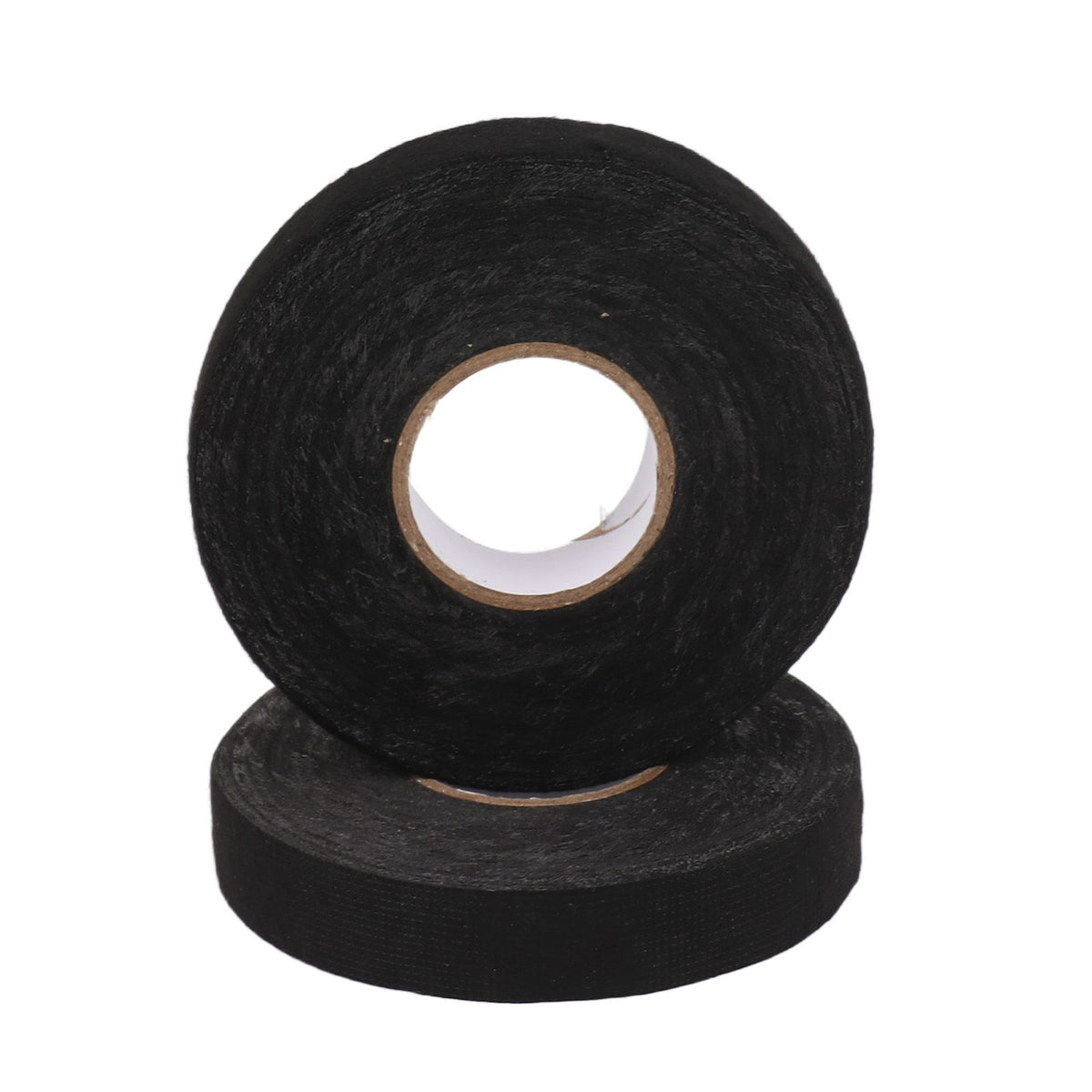 6pcs Cloth Tape Black Noise Damping Heat Proof Shock Absorbing Wear Proof Flame Retardant 19mmx25m Wire Harness Wrapping Tape for Car Engine