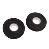 6pcs Cloth Tape Black Noise Damping Heat Proof Shock Absorbing Wear Proof Flame Retardant 19mmx25m Wire Harness Wrapping Tape for Car Engine - Extra Image