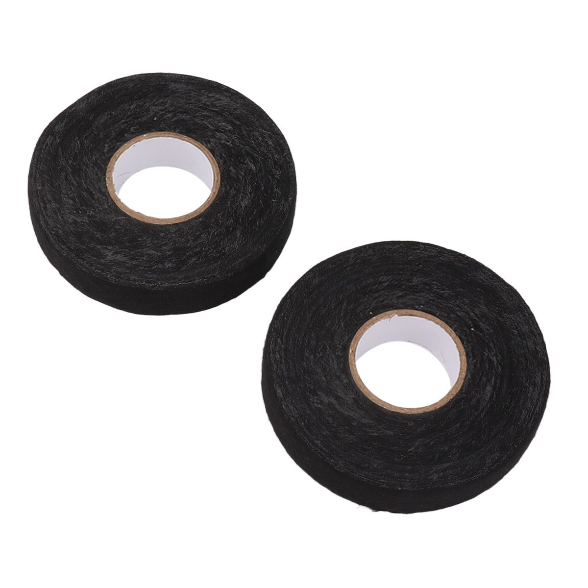 6pcs Cloth Tape Black Noise Damping Heat Proof Shock Absorbing Wear Proof Flame Retardant 19mmx25m Wire Harness Wrapping Tape for Car Engine