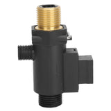 Water Flow Sensor Switch Zinc Alloy Water Pressure Switch with Pressure Relief Opening for Intelligent Wall Hanging Furnace Accessories
