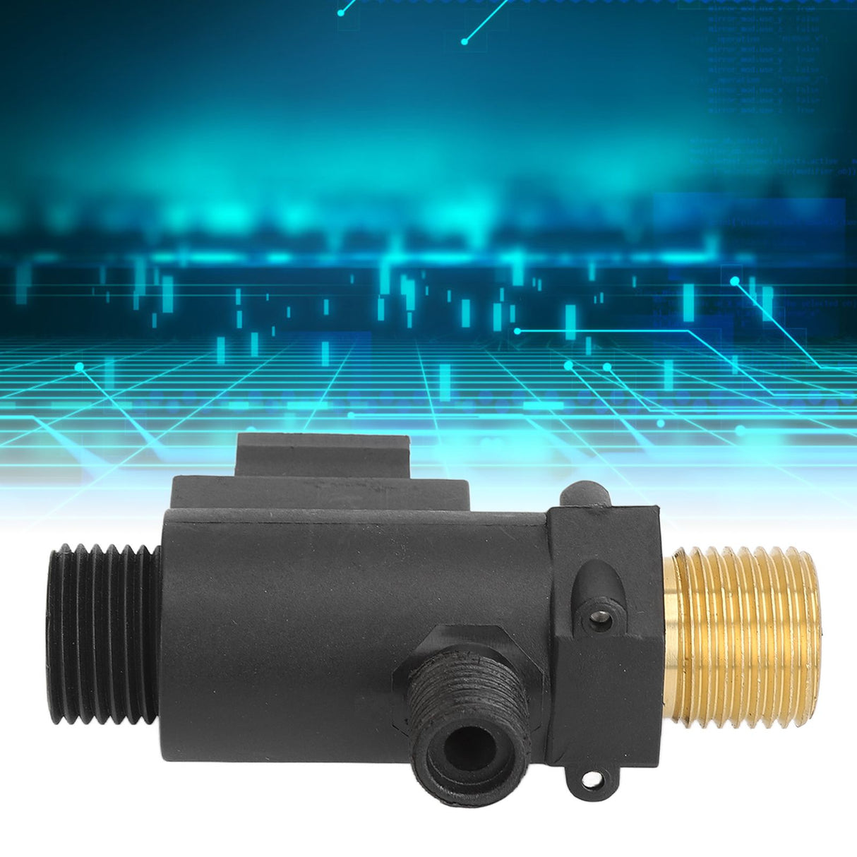 Water Flow Sensor Switch Zinc Alloy Water Pressure Switch with Pressure Relief Opening for Intelligent Wall Hanging Furnace Accessories