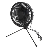 Solar Camping Fan with Tripod IP67 Waterproof Adjustable Portable Camping Fan with 10W Solar Panel for Outdoor Camping
