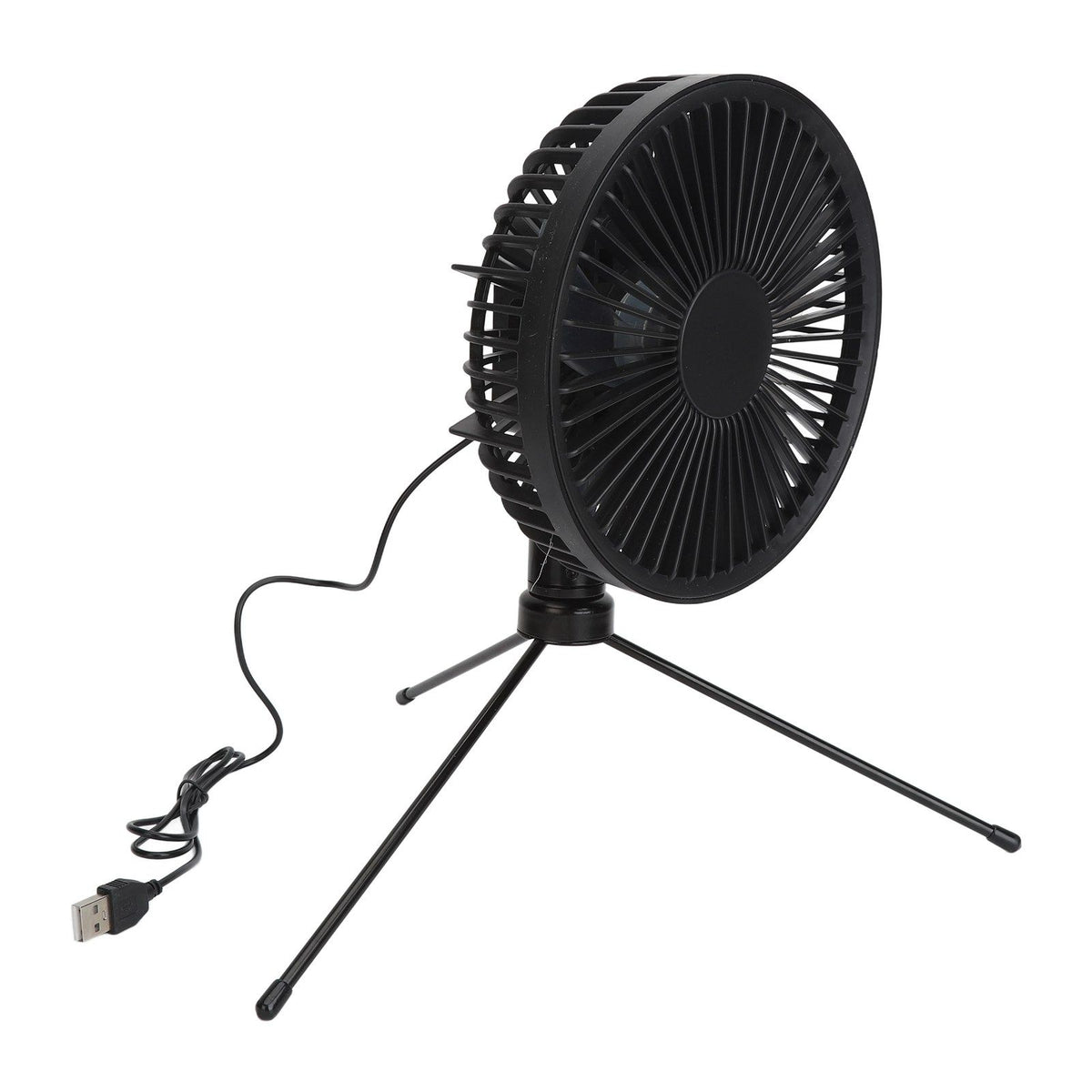Solar Camping Fan with Tripod IP67 Waterproof Adjustable Portable Camping Fan with 10W Solar Panel for Outdoor Camping