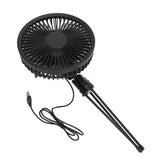 Solar Camping Fan with Tripod IP67 Waterproof Adjustable Portable Camping Fan with 10W Solar Panel for Outdoor Camping
