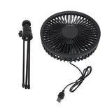 Solar Camping Fan with Tripod IP67 Waterproof Adjustable Portable Camping Fan with 10W Solar Panel for Outdoor Camping - Extra Image
