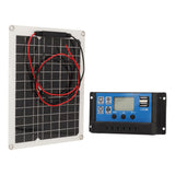 Solar Panel Kit 300W DC 12V 24V 50A IP67 Waterproof High Efficiency Solar Panel And Solar Charger Controller for RV Camper - Front View