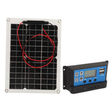 Solar Panel Kit 300W DC 12V 24V 50A IP67 Waterproof High Efficiency Solar Panel And Solar Charger Controller for RV Camper - 45-Degree Angle