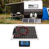 Solar Panel Kit 300W DC 12V 24V 50A IP67 Waterproof High Efficiency Solar Panel And Solar Charger Controller for RV Camper