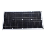 100W Solar Panel Kit IP67 Waterproof with DC 12V 24V 20A Controller Portable Solar Panel for RV Camper Vehicle Caravan