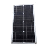 100W Solar Panel Kit IP67 Waterproof with DC 12V 24V 20A Controller Portable Solar Panel for RV Camper Vehicle Caravan