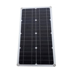 100W Solar Panel Kit IP67 Waterproof with DC 12V 24V 20A Controller Portable Solar Panel for RV Camper Vehicle Caravan