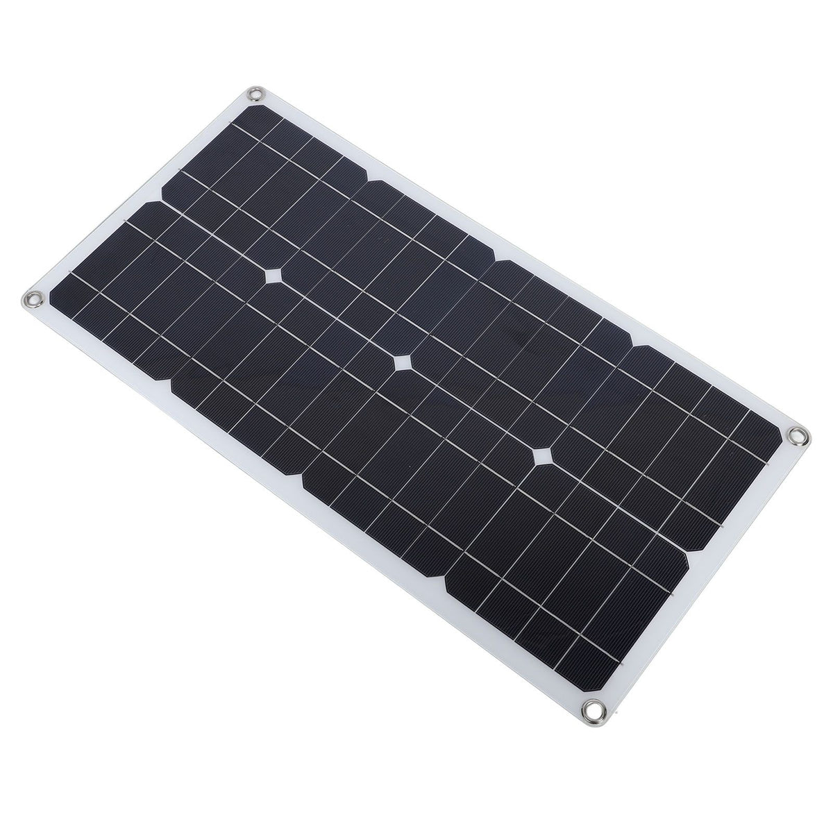 100W Solar Panel Kit IP67 Waterproof with DC 12V 24V 20A Controller Portable Solar Panel for RV Camper Vehicle Caravan