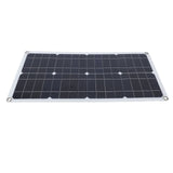 100W Solar Panel Kit IP67 Waterproof with DC 12V 24V 20A Controller Portable Solar Panel for RV Camper Vehicle Caravan
