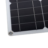 100W Solar Panel Kit IP67 Waterproof with DC 12V 24V 20A Controller Portable Solar Panel for RV Camper Vehicle Caravan
