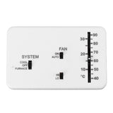 RV Analog Thermostat Settable Remote Control Thermostat Replacement for Dometic RV Cars - Side View