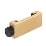 Steel Ruler Positioning Tool Woodworking Brass Locator Steel Ruler Fixed Block for Measurement and Marking - Extra Image