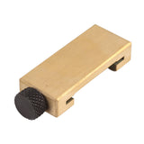 Steel Ruler Positioning Tool Woodworking Brass Locator Steel Ruler Fixed Block for Measurement and Marking - Extra Image