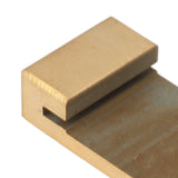 Steel Ruler Positioning Tool Woodworking Brass Locator Steel Ruler Fixed Block for Measurement and Marking