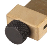 Steel Ruler Positioning Tool Woodworking Brass Locator Steel Ruler Fixed Block for Measurement and Marking