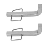 2Pcs Premium Snap L Pins Steel Snap L Pins Equalizer with Integrated Snap Clips for Weight Distribution Hitches - Close-Up Angle