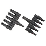 Solar T Branch Connector 1 to 5 PPO IP67 Waterproof Female Male Safety Protection Solar Panel Power Accessory