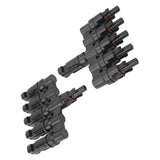 Solar T Branch Connector 1 to 5 PPO IP67 Waterproof Female Male Safety Protection Solar Panel Power Accessory