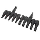 Solar T Branch Connector 1 to 5 PPO IP67 Waterproof Female Male Safety Protection Solar Panel Power Accessory