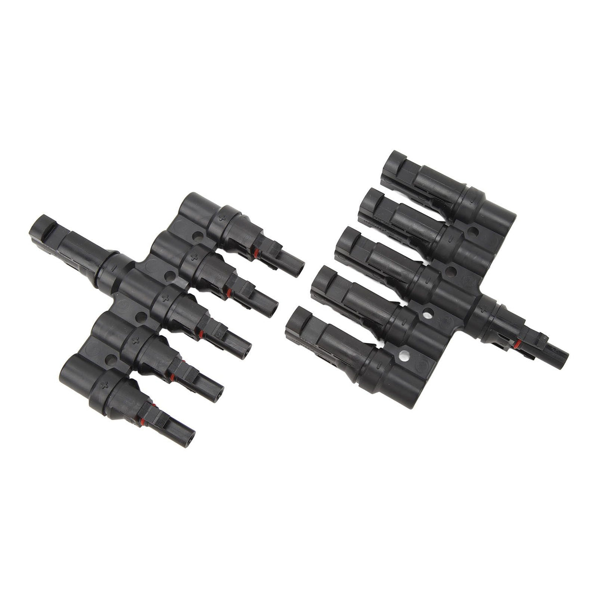 Solar T Branch Connector 1 to 5 PPO IP67 Waterproof Female Male Safety Protection Solar Panel Power Accessory
