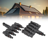Solar T Branch Connector 1 to 5 PPO IP67 Waterproof Female Male Safety Protection Solar Panel Power Accessory