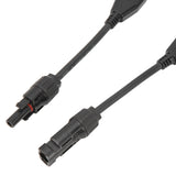 1 Pair Solar Panel Y Branch Parallel Cable 2 to 1 Solar Connectors Y Branch Parallel Adapter Cable Wire Plug Tool Kit MFF FMM 30CM 0.98FT