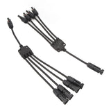 Solar Connectors 1 to 4 Y Branch Parallel Adapter Cable Wire Plug Tool Kit for Solar Panel - Extra Image