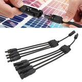 Solar Connectors 1 to 4 Y Branch Parallel Adapter Cable Wire Plug Tool Kit for Solar Panel - Extra Image