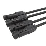 Solar Connectors 1 to 4 Y Branch Parallel Adapter Cable Wire Plug Tool Kit for Solar Panel - Extra Image