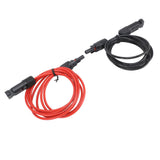 2m 6.6ft 12AWG Solar Panel Extension Cable Wire with Female and Male Connector Red Black 2.5mm² - Extra Image