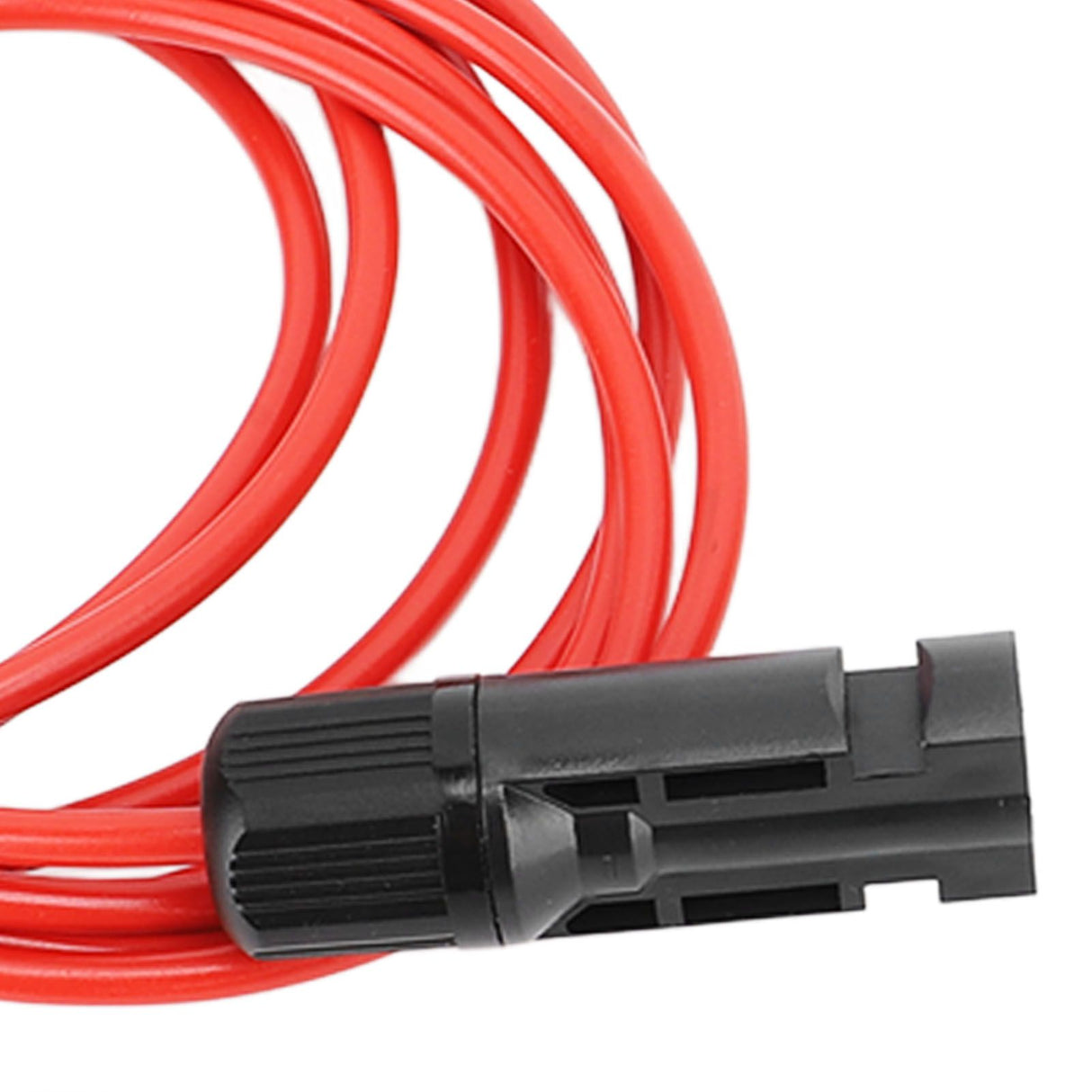 2m 6.6ft 12AWG Solar Panel Extension Cable Wire with Female and Male Connector Red Black 2.5mm²