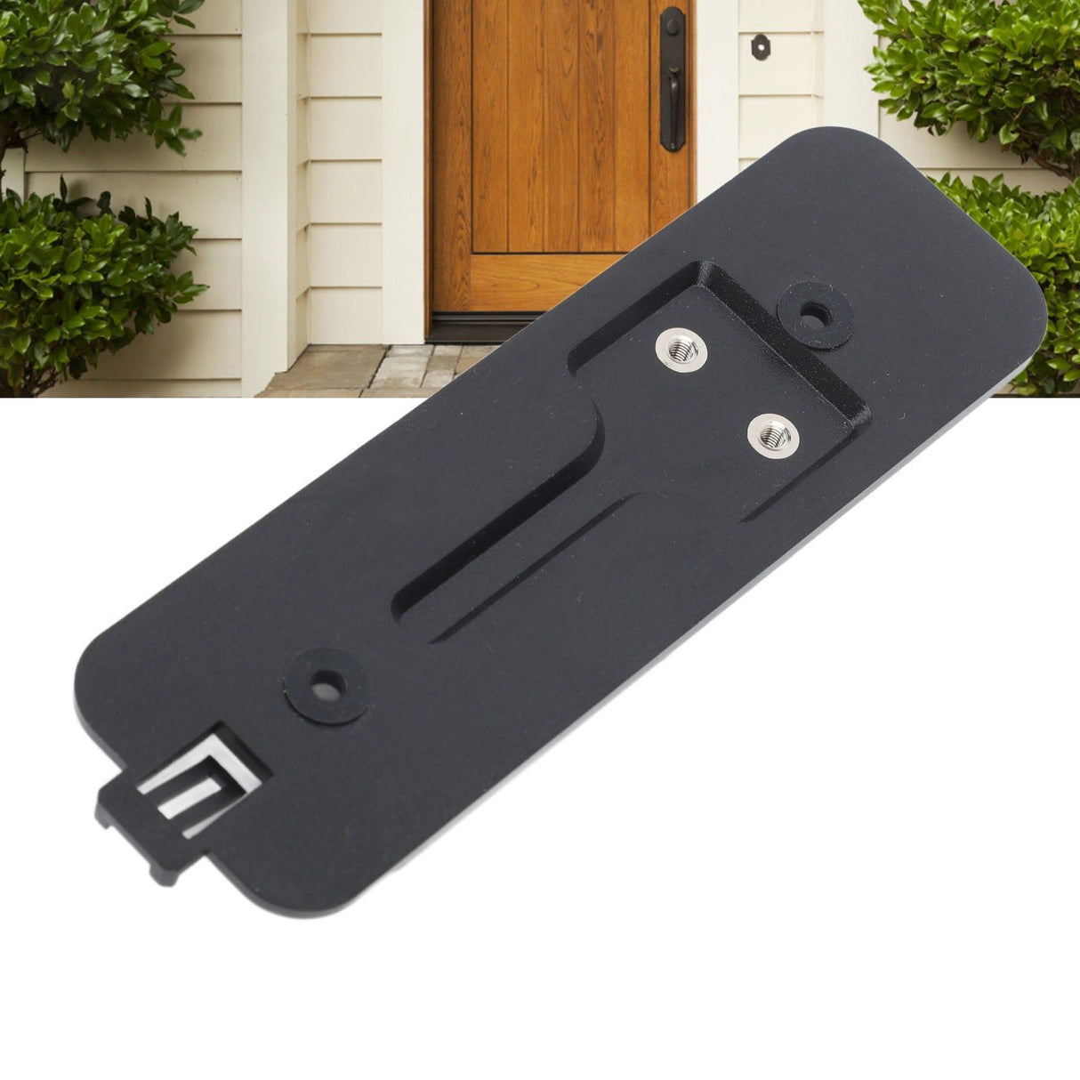 Video Doorbell Backplate Visual Doorbell Back Plate Replacement Part with Card Extractor For Blink Video Doorbell Black