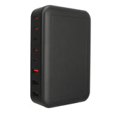 Multi Port USB Charger 235W 8 Ports PD65W Tabletop Fast USB C Charging Station for Macbook 100‑240V - Top-Down View