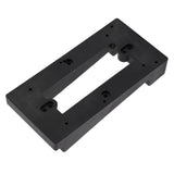 Video Doorbell Mount Multifunctional Soft Fixation Mounting Bracket Universal for Most Brand Doorbell Black - Top-Down View